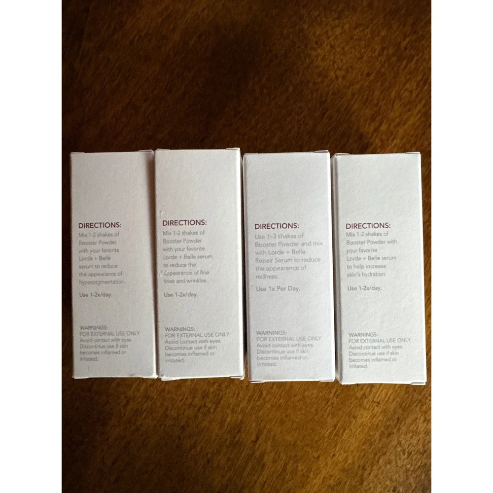 Lorde & Belle Booster Set Hydra Max Redness Relief Wrinkle Reducing Spot Reducer